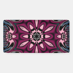 Beautiful unique Mandala flower design Banner