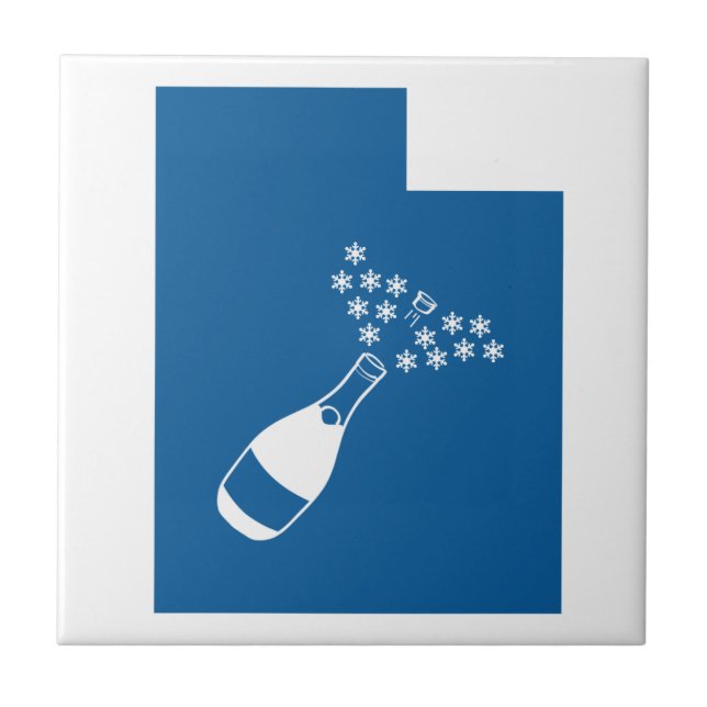 Beautiful Utah Ceramic Tile (Front)