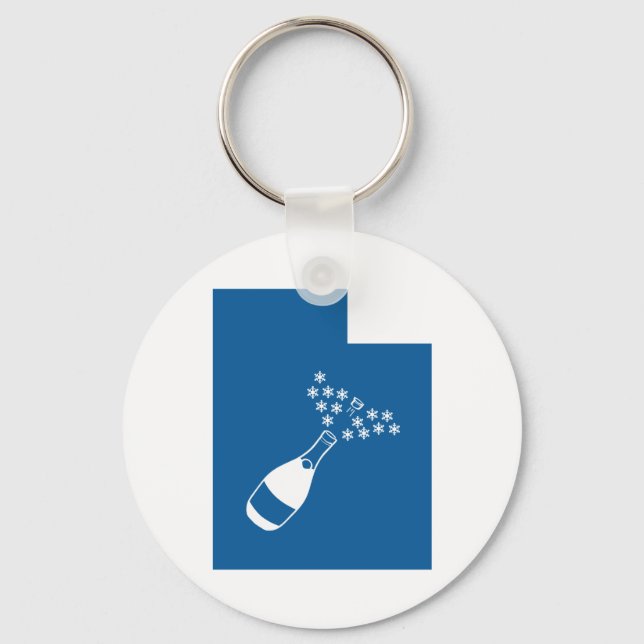 Beautiful Utah Key Ring (Front)