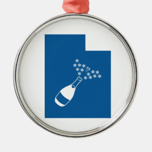 Beautiful Utah Metal Ornament