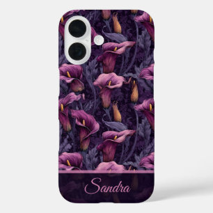 Beautiful Valentine Gift Calla Lilies Custom iPhone 16 Case
