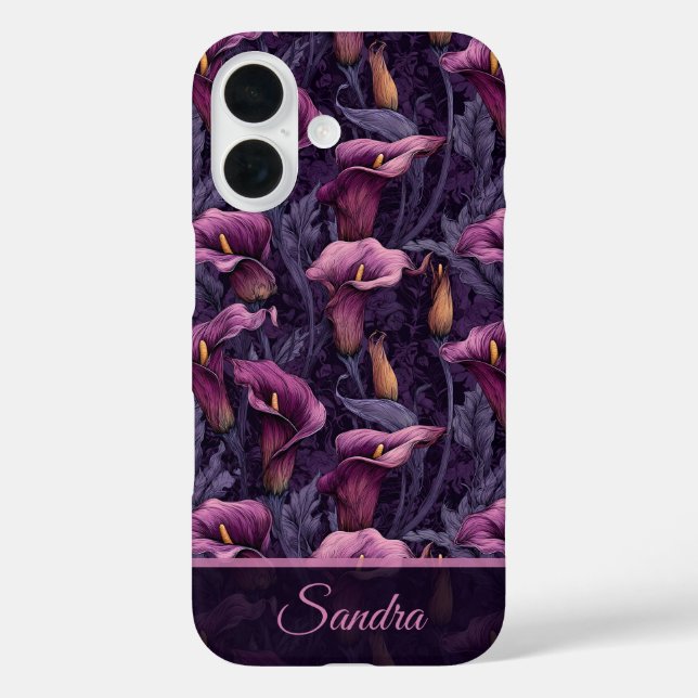 Beautiful Valentine Gift Calla Lilies Custom Case-Mate iPhone Case (Back)