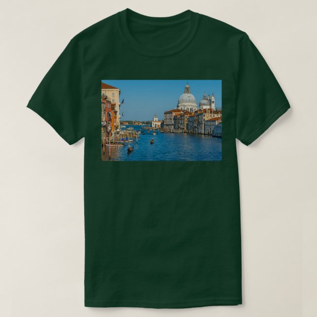 Beautiful Venetian view of Grand Canal with tradit T-Shirt (Design Front)