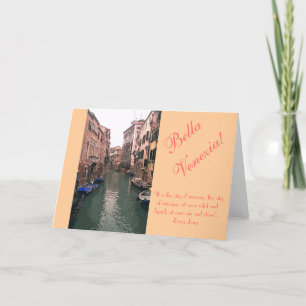"Beautiful Venice" card