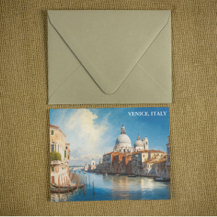 Beautiful Venice, Italy Artwork Postcard