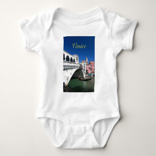 Beautiful Venice, Rialto Bridge Baby Bodysuit