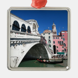 Beautiful Venice, Rialto Bridge Metal Tree Decoration