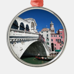 Beautiful Venice, Rialto Bridge Metal Tree Decoration