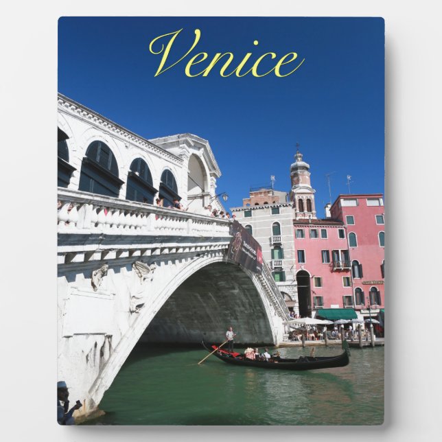 Beautiful Venice, Rialto Bridge Plaque (Front)
