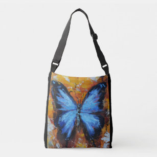 Beautiful Vibrant Blue Butterfly Tote Bag