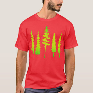 Beautiful Vibrant Conifer Trees T-Shirt