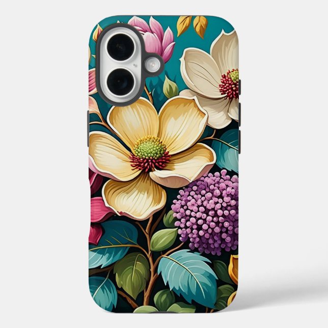 Beautiful Vibrant Flower Art Case-Mate iPhone Case (Back)
