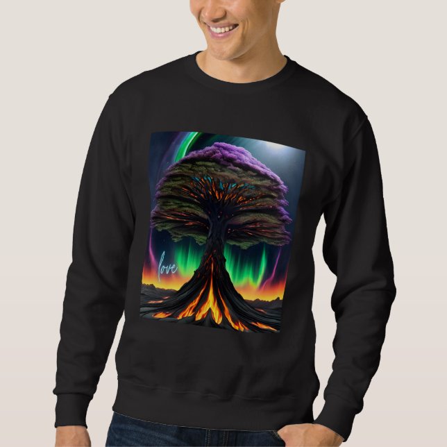 Beautiful Vibrant Tree Nature s Beauty  6 Sweatshirt (Front)