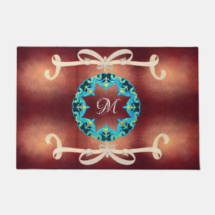 Beautiful Victorian Bow Tie with Monogram Doormat