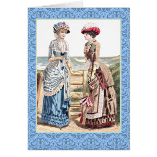 Beautiful Victorian Women at the Beach