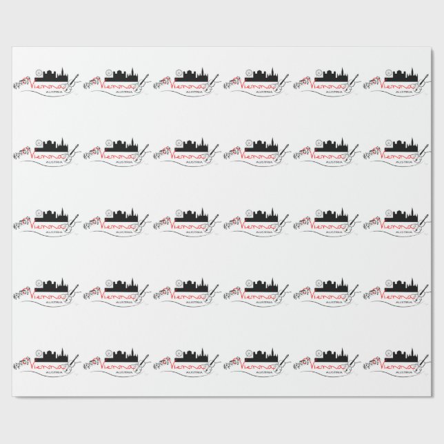 Beautiful Vienna, Austria Wrapping Paper (Seam)