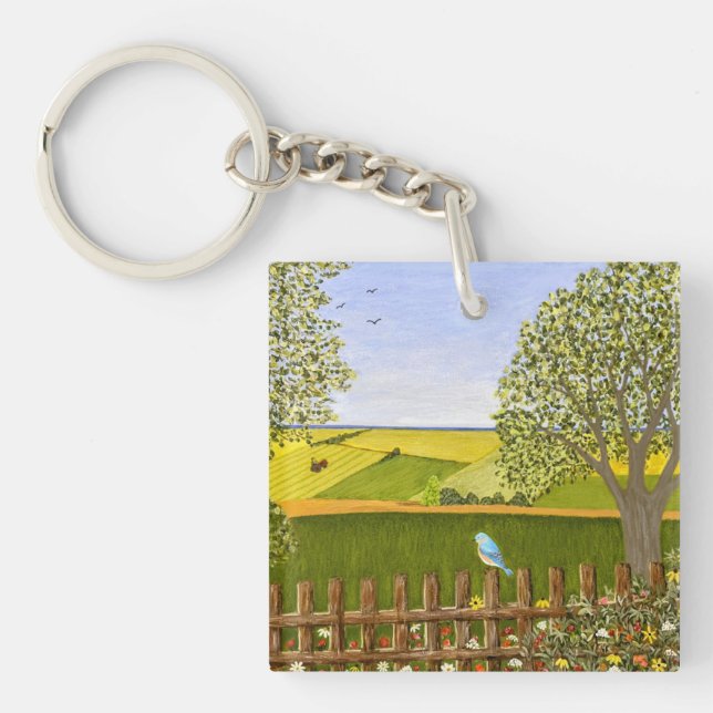 Beautiful View Key Ring (Front)