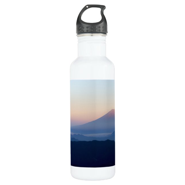 Beautiful view Mt. Fuji, Japan, Sunrise 710 Ml Water Bottle (Front)