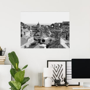 Beautiful view of Dubrovnik, Croatia Poster