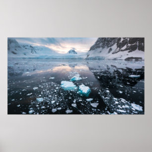 Beautiful View of Lemaire Channel Poster