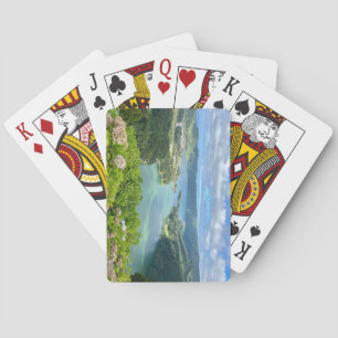 Beautiful View of Sete Cidades Caldera, Azores Playing Cards