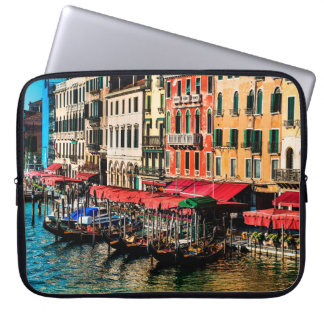 Beautiful view of water street and old buildings i laptop sleeve