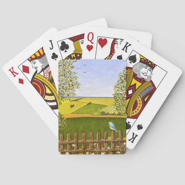 Beautiful View Playing Cards (Back)