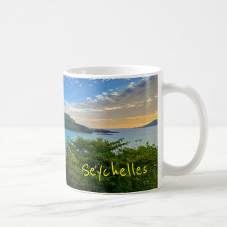 Beautiful View Scenic Tropical Seychelles Island Coffee Mug
