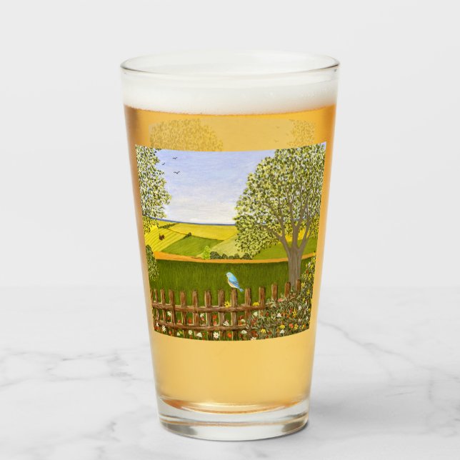 Beautiful View White Glass (Front Filled)