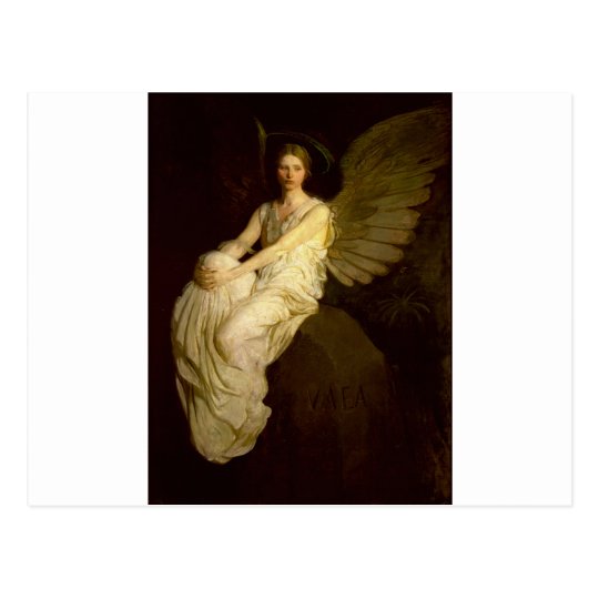 Beautiful Vintage Angel - Abbott Handerson Thayer Postcard