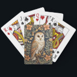 Beautiful Vintage Barn Owl William Morris Inspired Playing Cards<br><div class="desc">Add a touch of elegance to your game nights with these Beautiful Vintage Barn Owl William Morris Inspired Playing Cards. These exquisite cards feature the captivating charm of a vintage barn owl and intricate patterns inspired by the artistic elegance of William Morris. The rich colours and detailed design create a...</div>