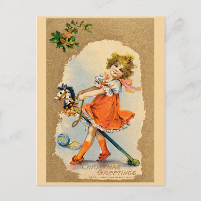 Beautiful vintage Christmas card (Front)
