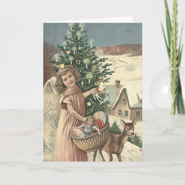 Beautiful Vintage Christmas Card (Front)