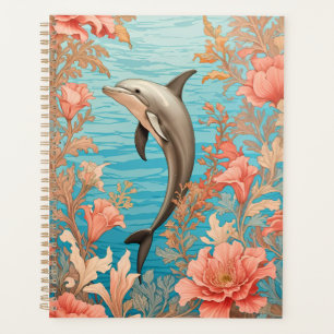 Beautiful Vintage Dolphin Planner