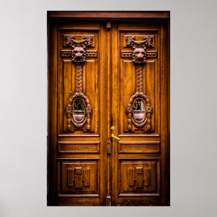 BEAUTIFUL VINTAGE DOOR POSTER