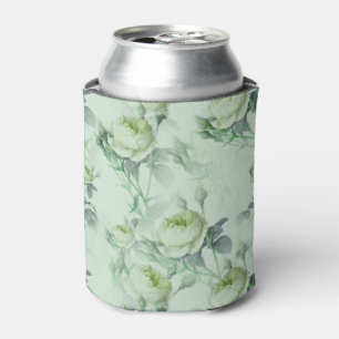 Beautiful Vintage Floral Can Cooler