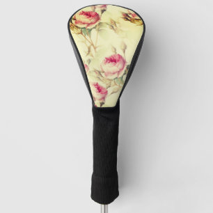 Beautiful Vintage Floral Golf Head Cover