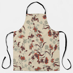 Beautiful vintage Floral pattern in the many kind Apron