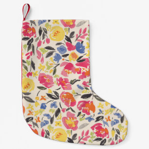Beautiful vintage Floral pattern in the many kind Small Christmas Stocking
