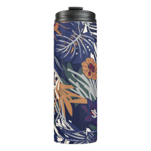 Beautiful vintage Floral pattern in the many kind  Thermal Tumbler