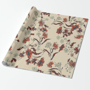 Beautiful vintage Floral pattern in the many kind  Wrapping Paper