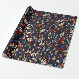 Beautiful vintage Floral pattern in the many kind  Wrapping Paper