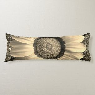 Beautiful vintage flower on abstract background  body cushion