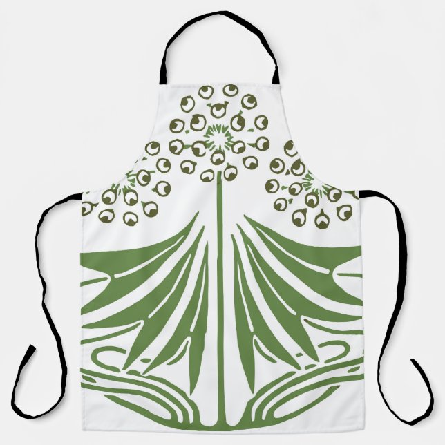 Beautiful vintage illustration. apron (Front)