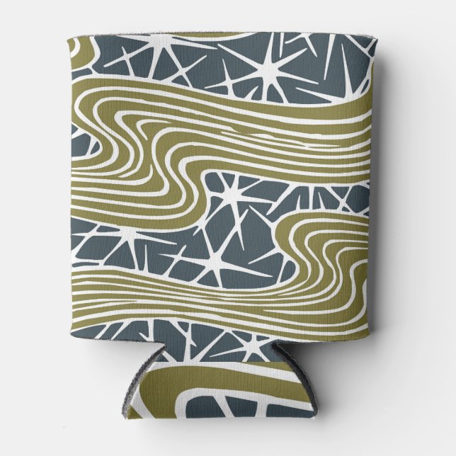 Beautiful vintage illustration. can cooler (Front)