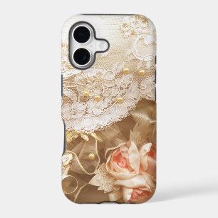 Beautiful vintage Lace & Pearls iPhone 5 5S