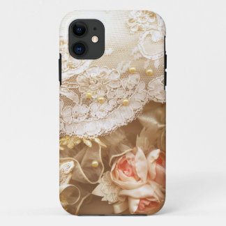 Beautiful vintage Lace & Pearls iPhone 5 5S iPhone 11 Case