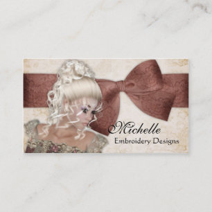 Beautiful Vintage Lady 1 Business Cards