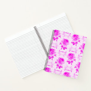 Beautiful Vintage Purple Floral Notebook