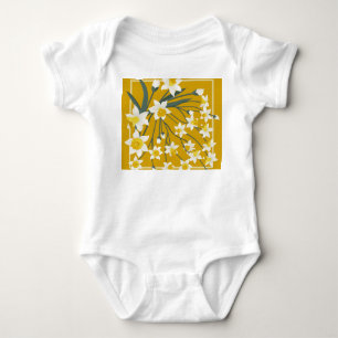 Beautiful Vintage: Seamless Ornament Design Baby Bodysuit